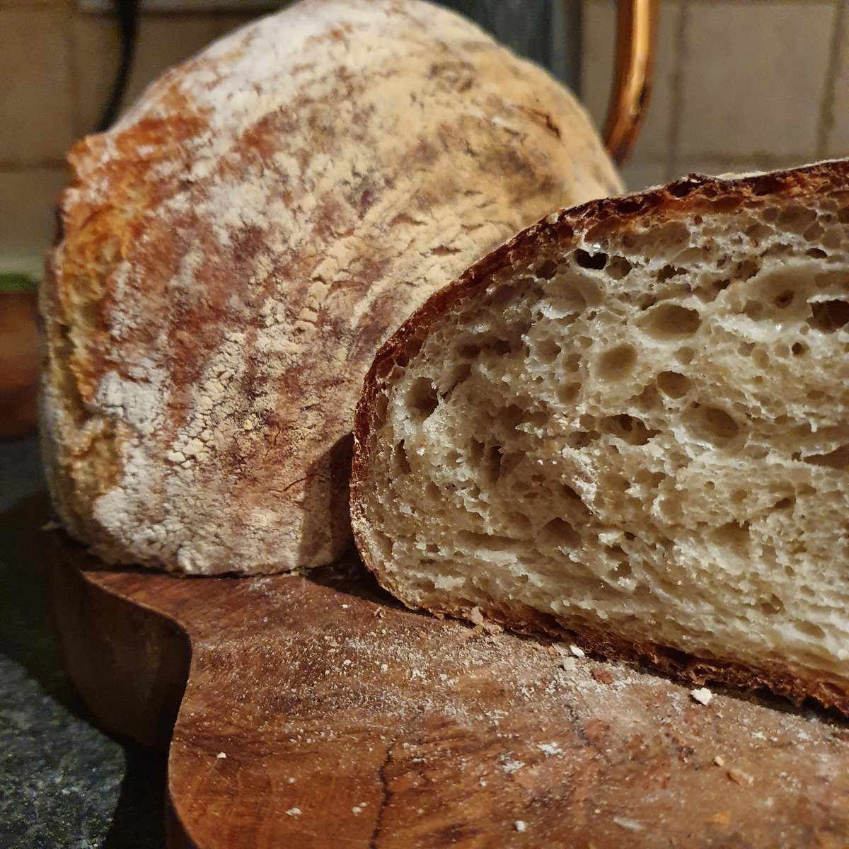 Greedy Chops (@greedychopsblog) on Twitter photo Daily bread. Recipe from amazing book by <a href="/kenforkish/">Ken Forkish</a> Low yeast content with a slow rise through the day and bake in the evening. Decent for a soldier in the morning! Book is called Flour Water Salt Yeast.
#bread #food #recipebook #foodie #dough #flourwatersaltyeast #cooking Daily bread. Recipe from amazing book by <a href="/kenforkish/">Ken Forkish</a> Low yeast content with a slow rise through the day and bake in the evening. Decent for a soldier in the morning! Book is called Flour Water Salt Yeast.
#bread #food #recipebook #foodie #dough #flourwatersaltyeast #cooking