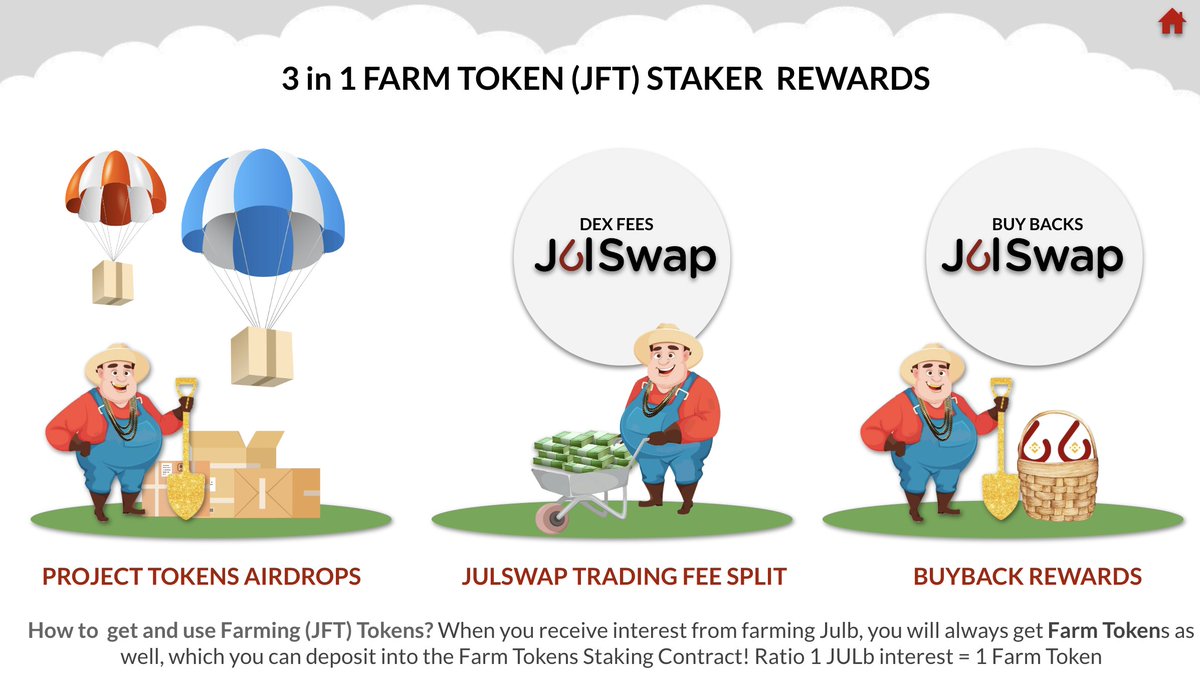 riquidio's tweet photo. Hello JUL community,

we’d like to improve our rewards system by rewarding all of our JULb/JUL Token Owners including the JULb Farmers.

Read more about $JULb &amp; $JUL &amp; $JFT Staking: https://t.co/l5aeB1qlo7 

Telegram: https://t.co/zHh6Uaqo5e https://t.co/2X4ye6F8E3