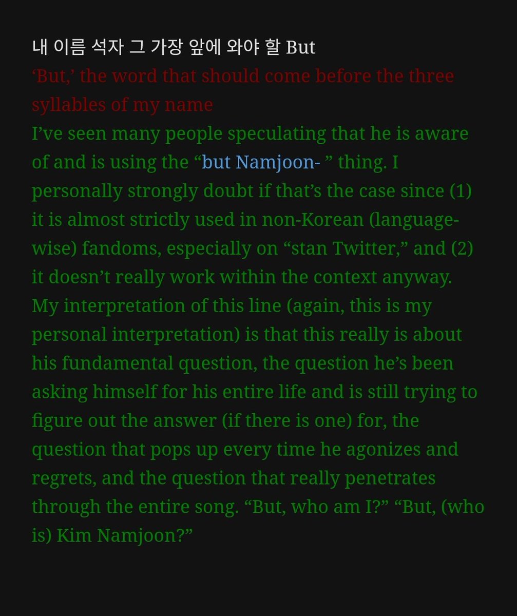 Intro: PersonaJoon mentioning the 'But Namjoon' phrase which was popular among fandoms for excusing the misdeeds done by their faves. He has educated himself and has never repeated the same mistake twice. I'm linking my thread for further understanding https://twitter.com/rkivelovelines/status/1302622163946463232?s=19