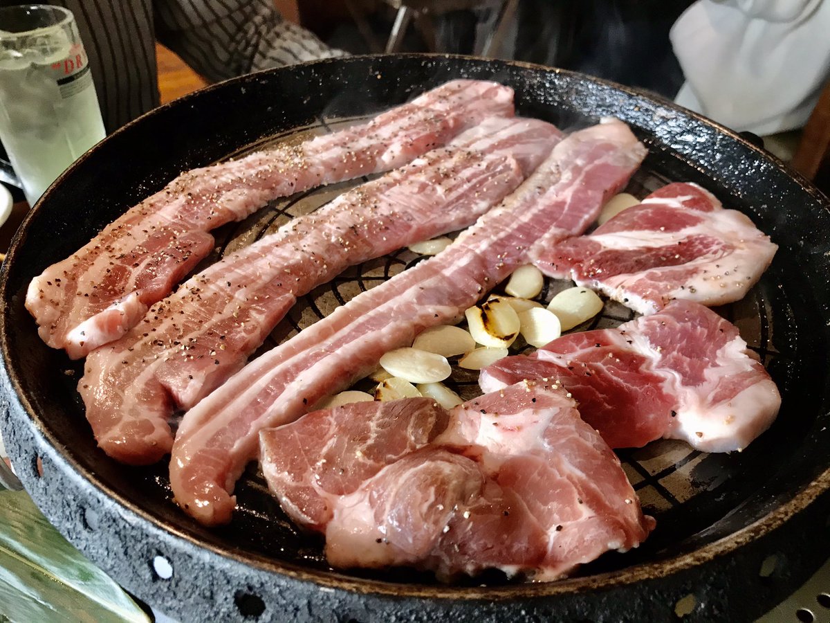 Kazu Nagoya 金山ソウル 韓国料理サムギョプサルランチ会 11 22 T Co Xlkit1gyrk Youtubeより 金山ソウル サムギョプサル