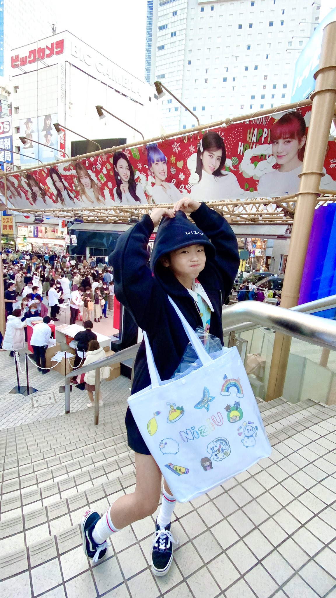 新品未開封】niziuパーカー XL step and a step 公式