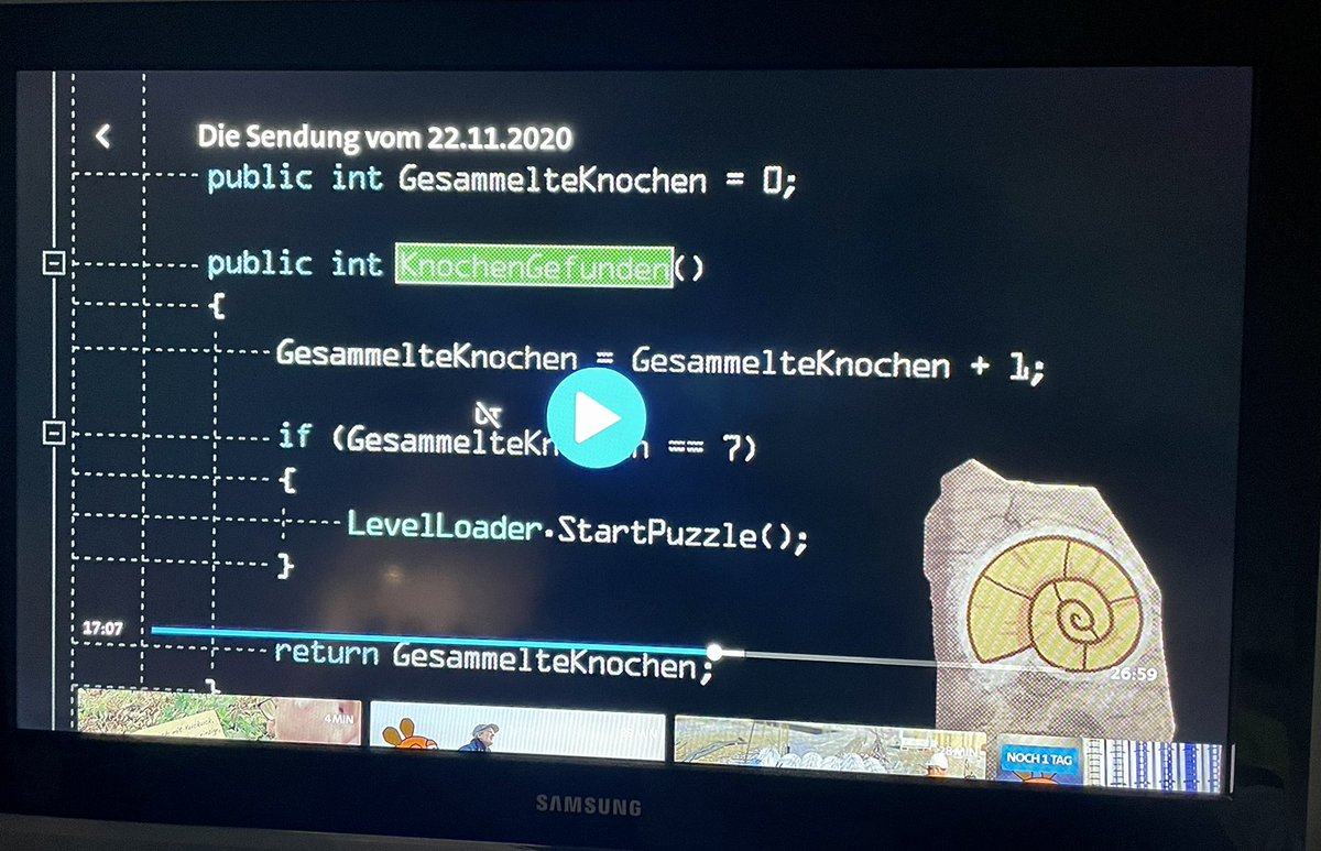 DigitalkinderDE's tweet photo. In der aktuellen @DieMaus (22.11.) wird der Weg zu einem Computerspiel erklärt - und wie dies im Team abläuft.
Spannend! Allerdings @unity3d , nicht @scratch - also schon etwas komplizierter und mit „richtigem“ Code. https://t.co/sSS8tsMcJ6