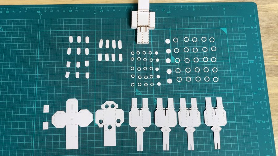 紙マイクラ スティーブ ゾンビを作る Nyagosu Hanten