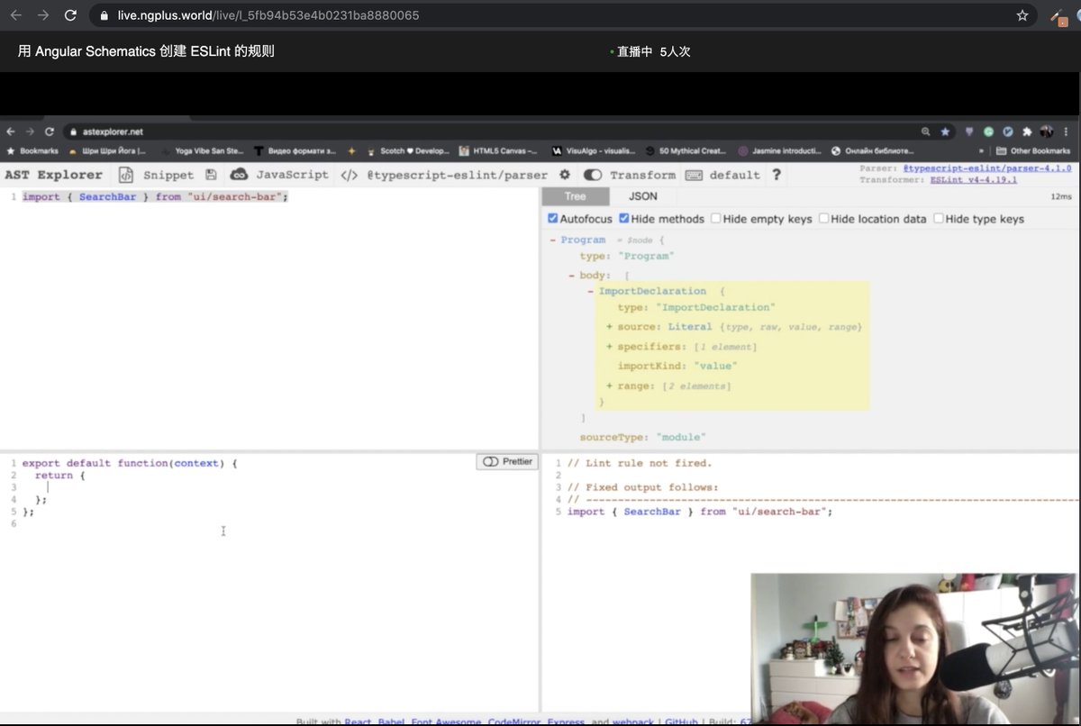 Have you seen the AST tree of a TypeScript module? Angular GDE <a href="/StanimiraVlaeva/">Mira</a> explains how Angular schematics, ESLint, and AST trees work.