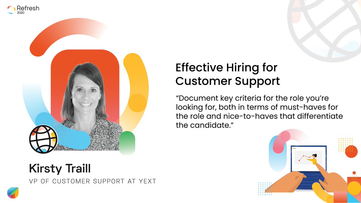 FreshworksInc's tweet photo. Learn all about hiring for #custserv from @yext's VP of Customer Support on the #Refresh20 #support masterclass.

Sign up here: https://t.co/d7sEv65PZQ https://t.co/voedsOT8fe