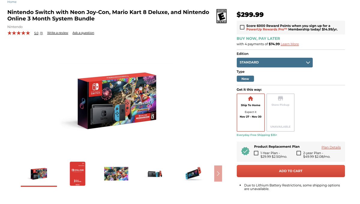 nintendo switch black friday online
