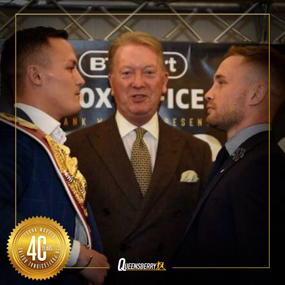 FrankWarren's tweet image. Big fights are good for the sport and the fans, even if it means putting your best fighters in together 😬

In 6 days, we go again 🥊

#40Years