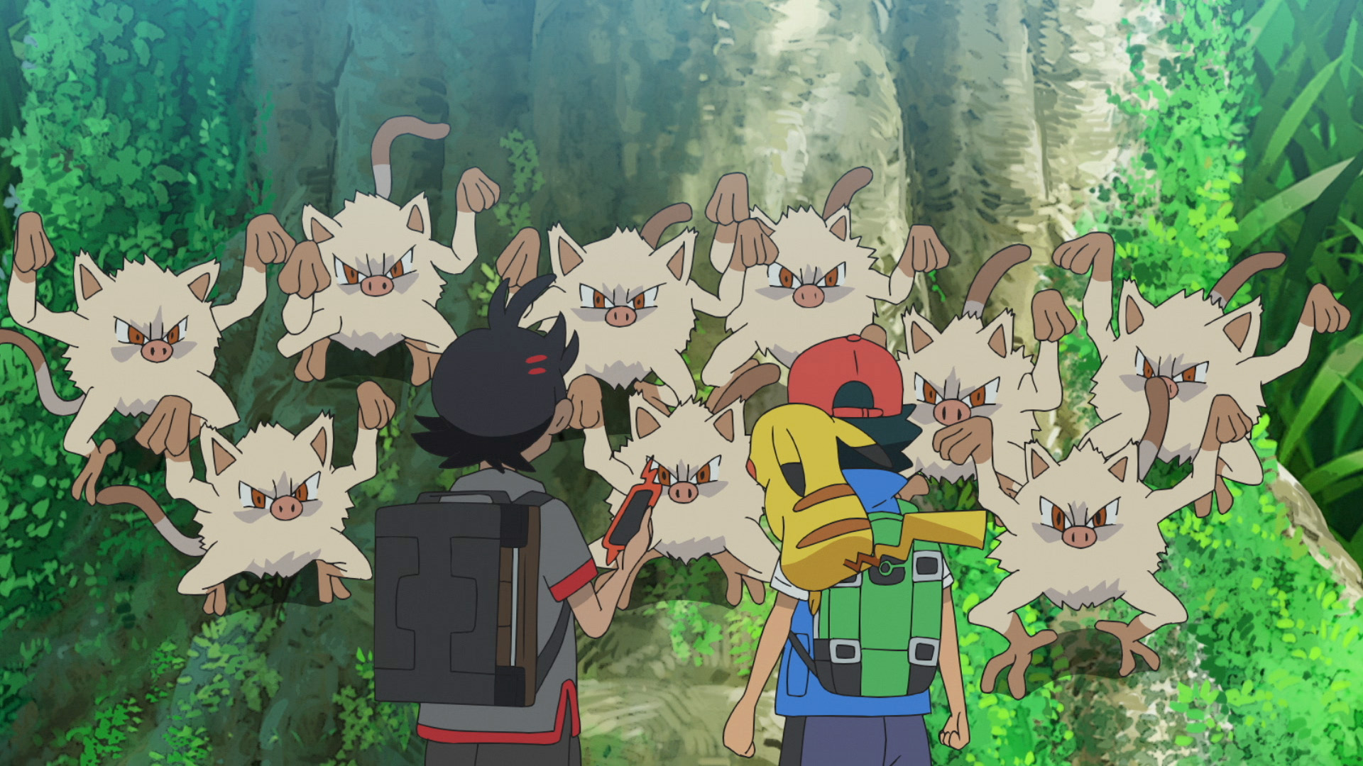 アニメ ポケットモンスター 公式 アニポケ ハイライト 第46話では セロアイランドには野生のポケモンがいっぱい マンキー の大群 ギャラドス キングラー そして 森の奥にはワケありポケモンたちの姿も 第46話の見逃し アニメ ポケットモンスター 公式 アニポケ ハイライト 第46話では セロアイランドには野生のポケモンがいっぱい マンキー の大群 ギャラドス キングラー そして 森の奥にはワケありポケモンたちの姿も 第46話の見逃し