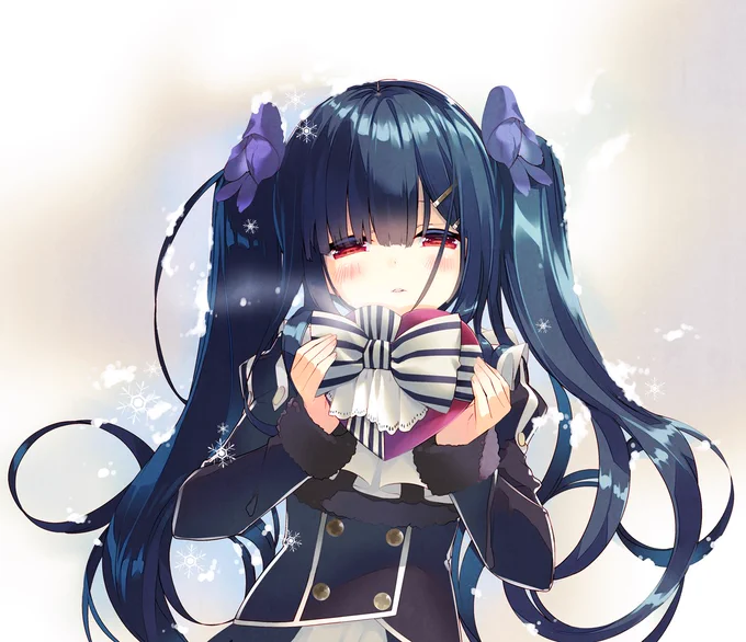 寒くなってきたので冬っぽいのを。
#いいツインテールの日 