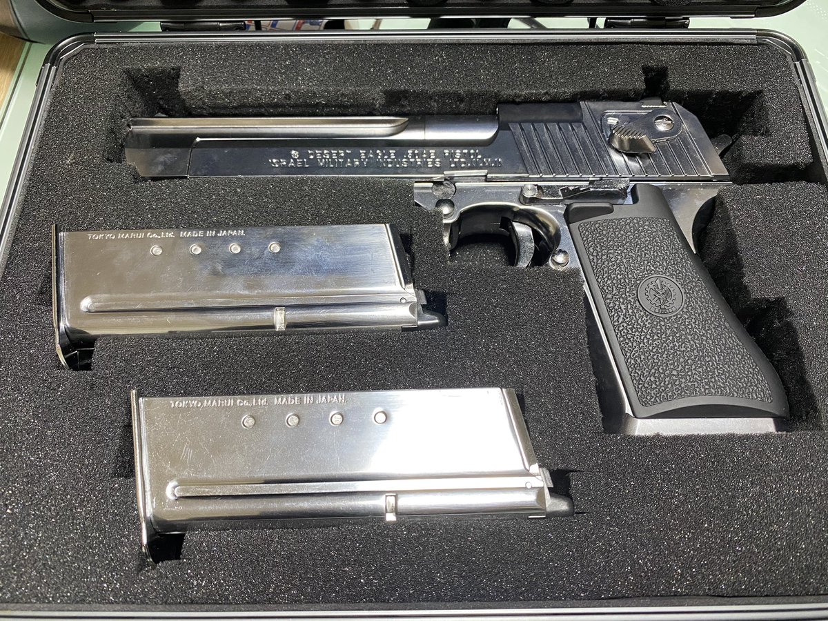 がわしょ ドラグーン در توییتر デザートイーグルをケースに収めました マガジンも2本で完璧