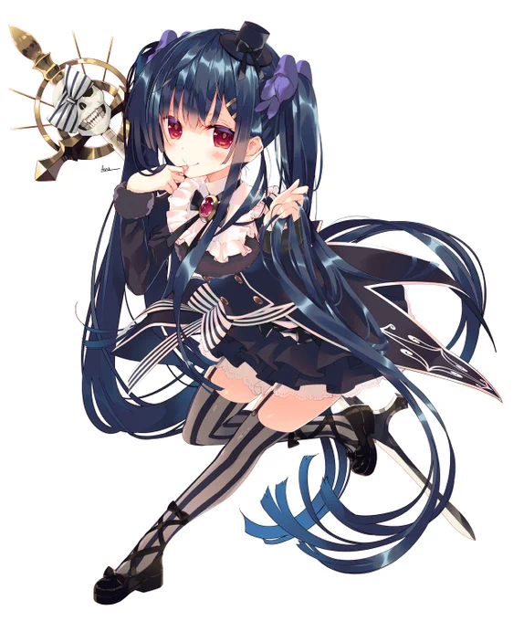 新しいアクリルフィギュア用に春前に描いたものなのですが。
先日の太ももの日に杖を加筆して掲載しました。
トリカブトさんと杖を別パーツで立てれたらいいなとか。
そうなるとガブガブさんも必要か。 