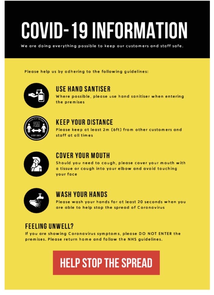 LabelsnSigns's tweet image. Get your Covid-19 Signage and Labelling to reopen safely! Loads more designs available: send a message for a full list!