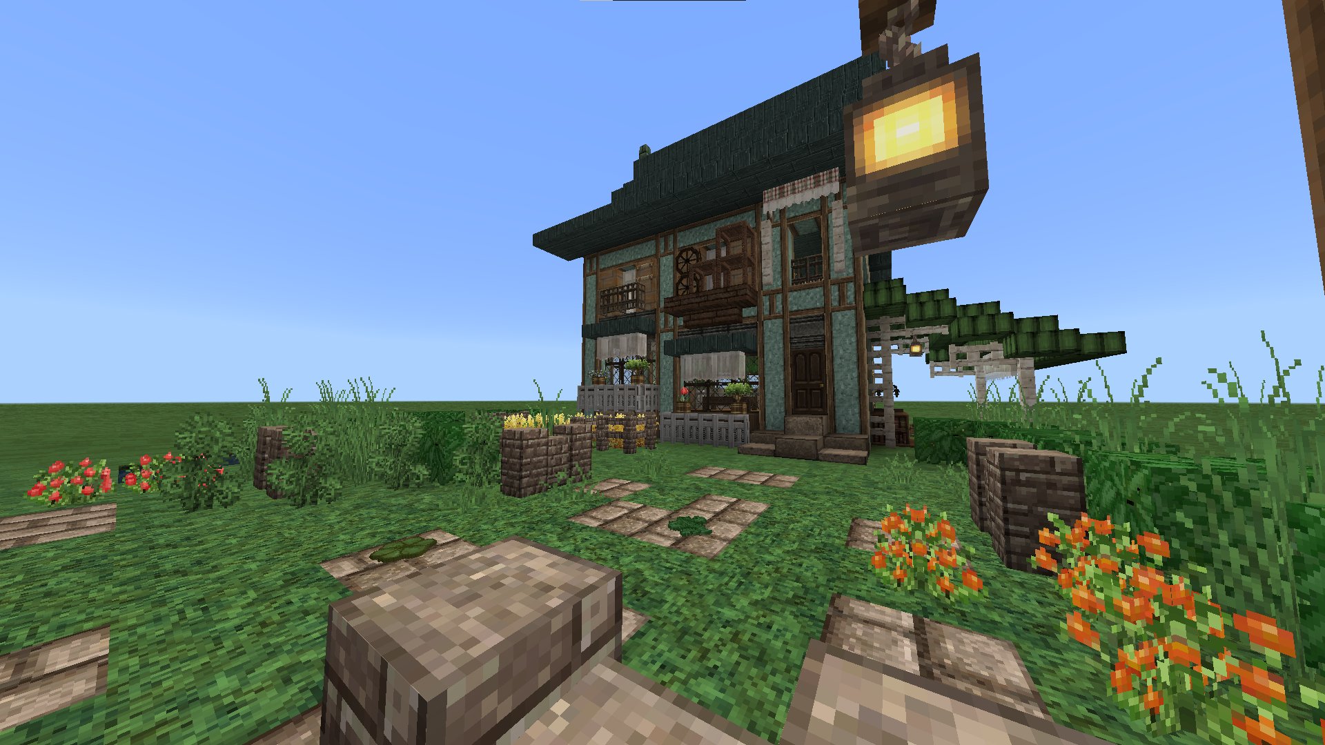 宵札るび キョンシーvtuber マイクラ Minecraft ハルシオンデイズ 建築 ハルシオンデイズアレンジそいねテクスチャを使って建築してみましたぁ T Co 6ulxti1ehd Twitter