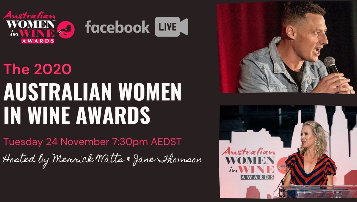 Just two more days until the #AWIWA Australian Women In Wine Awards are presented. Watch the livestream at 7.30pm AEDST on Tuesday 24th November. 
Proudly sponsored by Classic Oak Products. 
ow.ly/H0EA50CoAPG