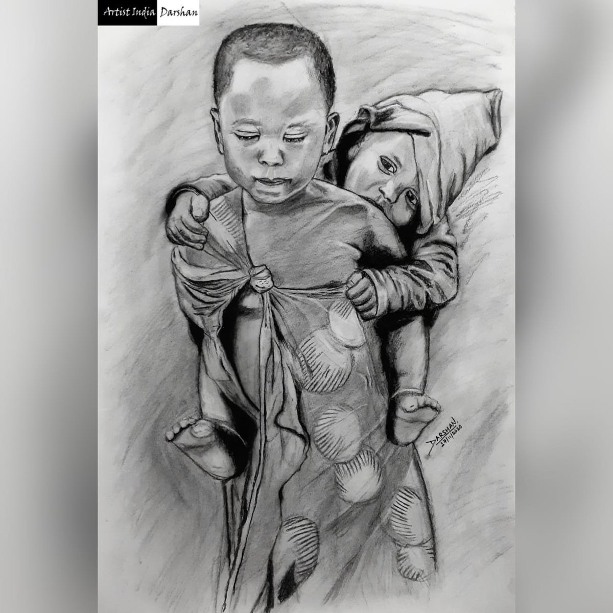 ArtistIndiaD's tweet photo. Brother and sister, together as friends, ready to face whatever life sends

#artist #art #artoftheday #artwork #sketching #painting #charcoal #feelinggood #brotherandsister #brothersforlife  #sisterhood #sketch #sketch_daily #support #Darshan #india #drawing #inspire #feelinggrat https://t.co/weRBImj6eP