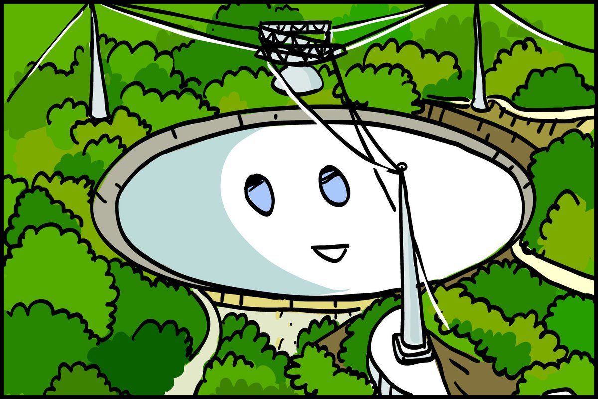 アレシボさん。。サヨナラ（涙）