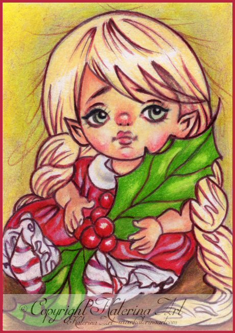ellen_million's tweet photo. Having a great #EMGSketchFest? There's still 12 hours to go in our creative jam: join us with prompts, comments, &amp; creating art! Feat. "Holly" by Katerina Koukiotis - we're getting into the festive heart of #holiday2020! 
Join us: https://t.co/ih3A9taraM #Thanksgiving #fantasyart https://t.co/tTQRZuxLEB