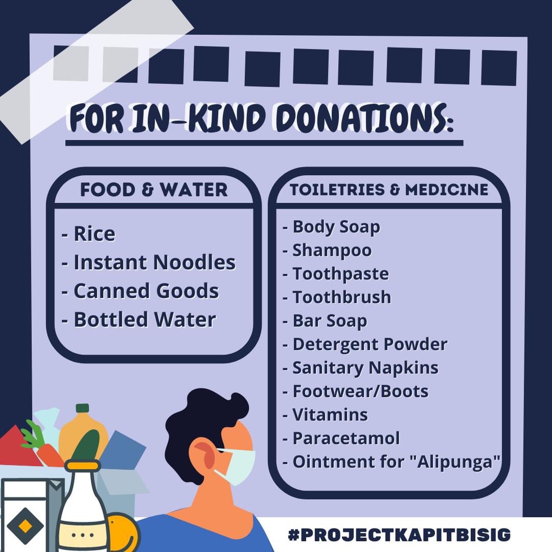 Hindi pa tapos ang unos at pagsubok. Narito muli ang Project Kapit-Bisig para sa WAVE 2 ng ating Donation Drive upang muling maghatid ng paglingap sa ating mga kababayan sa lalawigan ng Rizal, partikular sa mga lugar dito na hindi pa rin naaabot ng tulong.