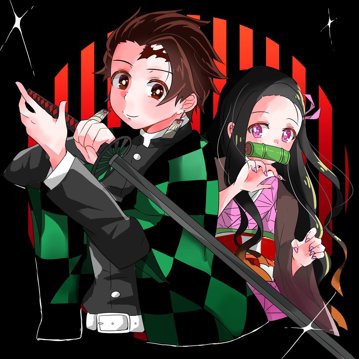 はなだ デコ出しキャラは総じて描くのがムズいんだけど よく考えたら無限列車編の登場人物ほぼデコ出しでした 完 鬼滅の刃 竈門炭治郎 竈門禰豆子 絵描きさんと繋がりたい T Co Mwacabycht Twitter