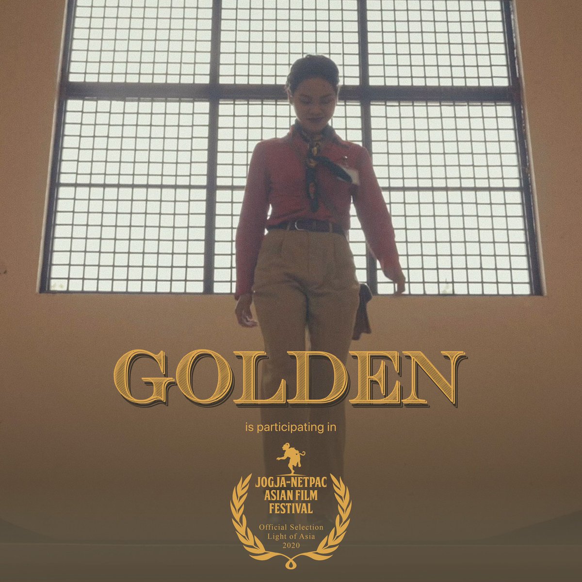 fytwmbaf's tweet photo. #GoldenGoesGlobal from west to east! ✨

GOLDEN made it as an official selection to the Jogja-NETPAC Asian Film Festival, a premiere Asian film festival in Indonesia that aims to nurture the idea that Asian cinema should be an organic part of Asian society. https://t.co/3NJT2Qswhz