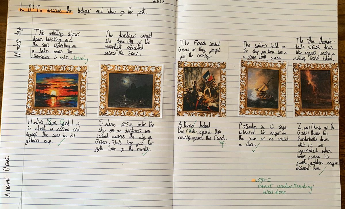 DavisonMiss's tweet image. 🚨Those asking for new ideas for cross-curric writing🚨
History IN art! A different take on showing knowledge of Gods in #AncientGreece 🏛
Analyse paintings as ourselves & as a Greek! What or WHO do we see in each piece?
Take a read...
🌍 Adaptable for other topics! 🌍