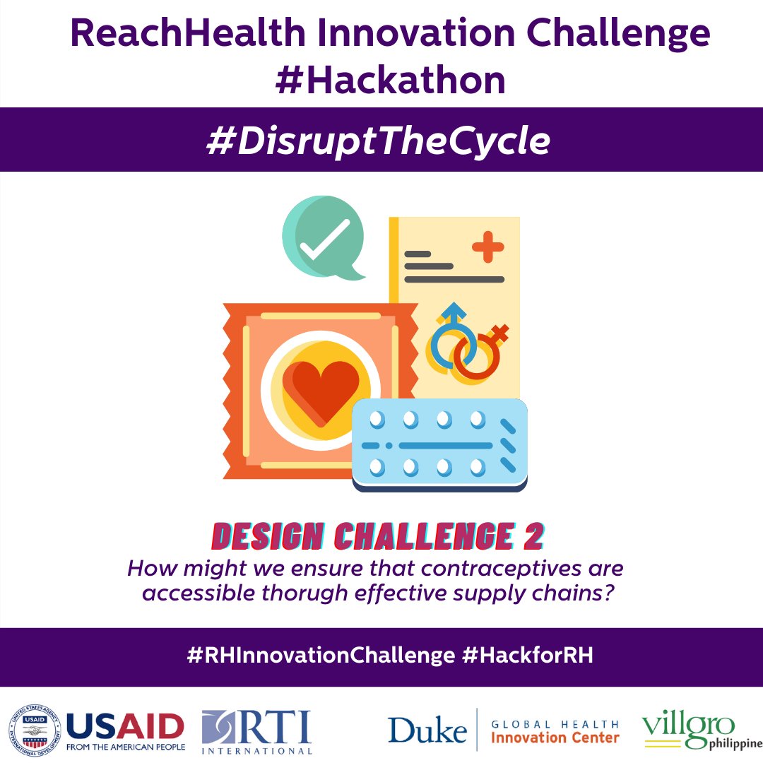 VillgroPH's tweet photo. Design Challenge 2: How might we ensure that #contraceptives are accessible through effective #supplychains?
Super presentations, fantastic innovations – Great job teams!
#DisruptTheCycle #RHInnovationChallenge2020 #HackforRH
@USAID @RTI_HealthIT @DukeGhic https://t.co/rv00TGFL9v