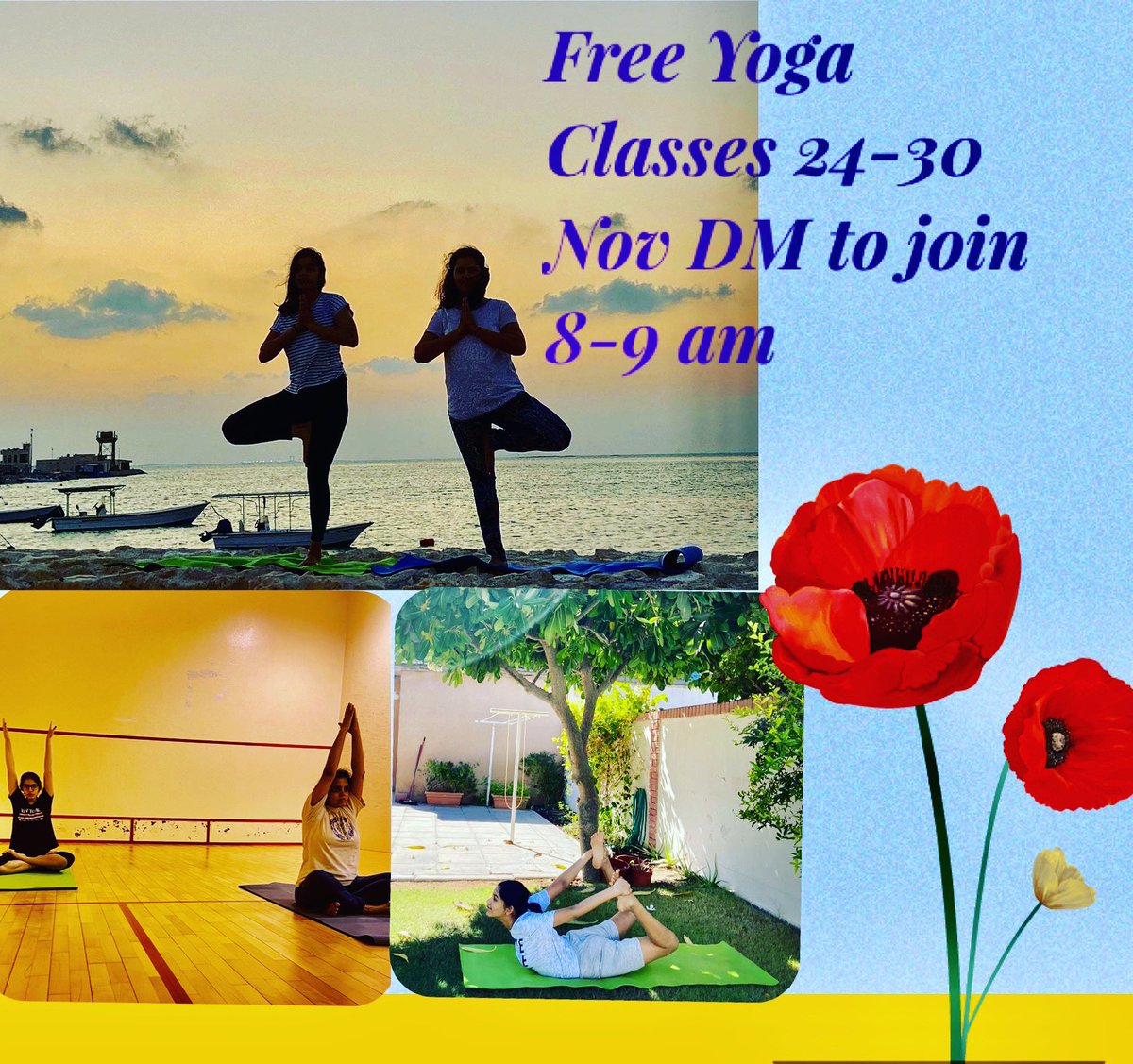 Limited seats. join for a week of free Yoga Classes. DM for booking. 24th - 30th-11-20 ~
#yoga #yogaposes #yogabahrain #yoga200ttc #yog #yogapractice #dailyyoga #bahrainyoga #bahrainyogi #health #healthy #fit #fitness #bahrainfitness #fitbahrain #healthybahrain #yogabahrain #yogi