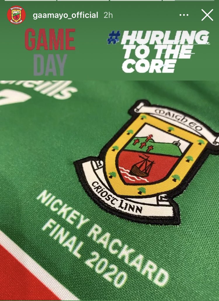 Best of luck to <a href="/HurlingMayo/">Mayo GAA Hurling</a> today. Great occasion for mayo hurling and the ongoing hard work  in the county to promote the game 👍🏻 <a href="/Walsh2015Derek/">DerekWalsh</a> <a href="/DCFreeman11/">Cathal Freeman</a> <a href="/shaneboland_/">Shane Boland</a> <a href="/BrianHunt4/">Brian Hunt</a> <a href="/coyner01/">Stephen Coyne</a> <a href="/rego_94/">Sean Regan</a>  <a href="/Corey_Scahill/">Corey</a> <a href="/garynolan3/">gary nolan</a> <a href="/MayoGAA/">Mayo GAA</a> #GAA #mayohurling #GameDay