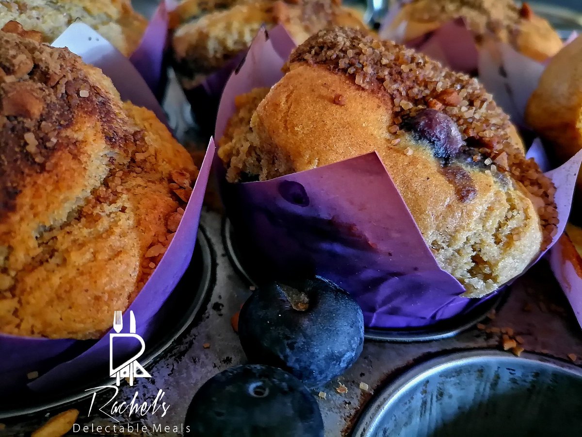 step_kitchen's tweet image. Jumbo Blueberry Muffins, perfect in this rainy weather. 💜💜 #rainydaythoughts #clouds #beauty #beautiful #BlueBerry #rain #catering #hightea