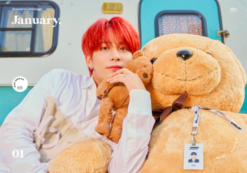 What did we do this week to deserve this many jongho with teddy bears contents?? - a short but wholesome thread 