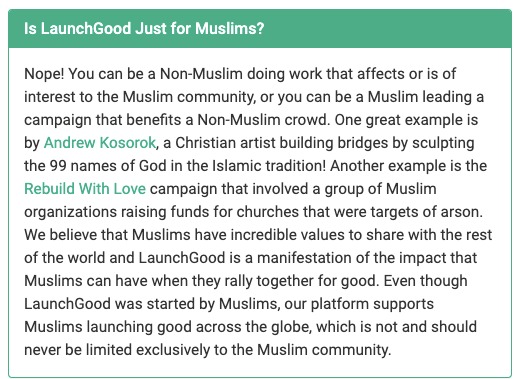 Tengok LaunchGood ni macam untuk Muslims je, non-Muslims boleh ke? Boleh ke nak join  #JomLaunchGood ni?Boleh! We welcome everyone who wants to spread kindness 