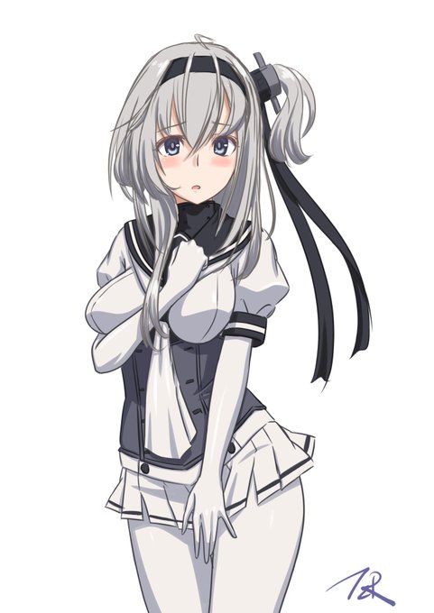 涼月と初月のラフ
実験くんとモジモジくん? 