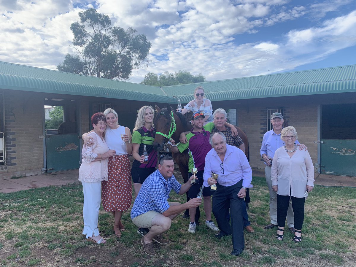 Huge day for Cleary Racing with 4 winners at our home track taking out the QBN Cup with Havaduel. Huge effort with a small team who put in every day. Today was a good day 💜💚🐎
