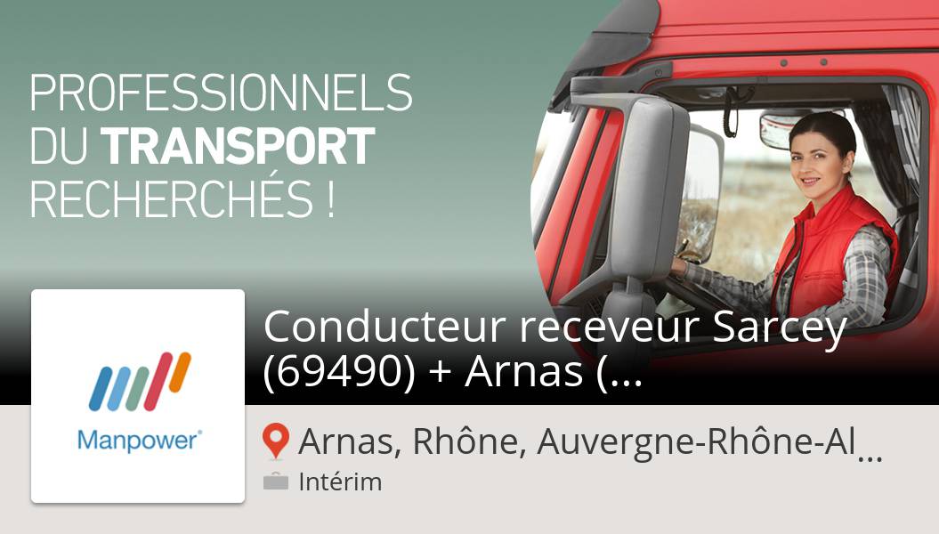 KJoseph51's tweet photo. #ManpowerFrance recrute un(e) #Conducteur receveur Sarcey (69490) + Arnas (69400) (H/F) #ArnasRhôneAuvergneRhôneAlpes, postulez dès maintenant ! #job https://t.co/FuhNvR2PAv https://t.co/Doh1B3JOCO