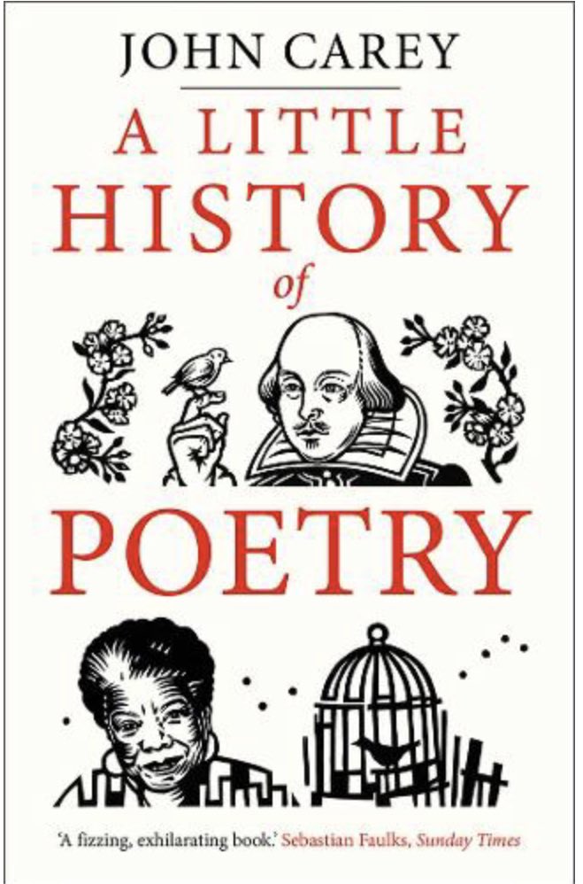 **THREAD: A HISTORY OF POETRY**As an ongoing mini project I’m going to tweet the major literary milestones I encounter in this history of poetry so that by the end we have a THREAD that, at least according to Carey, covers a history of poetry from Gilgamesh to Heaney. /1