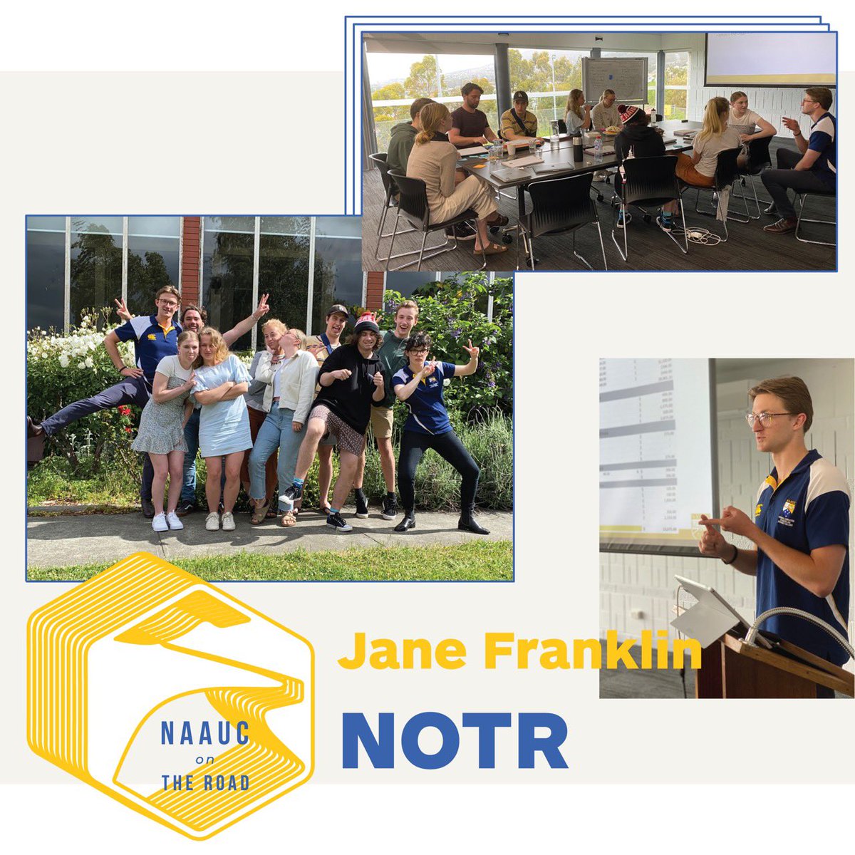 NAAUC's tweet photo. 🌟 JANE FRANKLIN NOTR 🌟

Its been 7 months since our last NOTR, but we are back!! We’re excited to meet the Leaders of 2021 at our state cons this year!

NOTR bookings are also OPEN for 2021!
https://t.co/HgPwma8EL7 

#naauccon2020 #notr #notr2021 #naauc #naauc2021 https://t.co/FM6mj5mB9A
