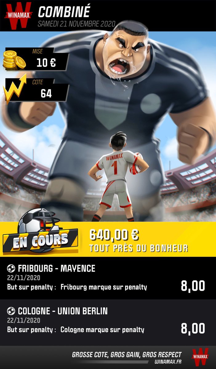 iopronos's tweet image. Mes pénaltys du jour 🐙

🇩🇪 Fribourg Pk + Cologne Pk @ 64
🇩🇪 Fribourg Pk + Union Berlin Pk @ 64
🇩🇪 Mayence Pk + Cologne Pk @ 80
🇩🇪 Mayence Pk + Union Berlin Pk @ 80

🇳🇱 Sittard - Feyenoord • Pénalty @ 3,50

Des côtes comme on les aimes! GL à ceux qui suivent 🤩

#TeamParieur