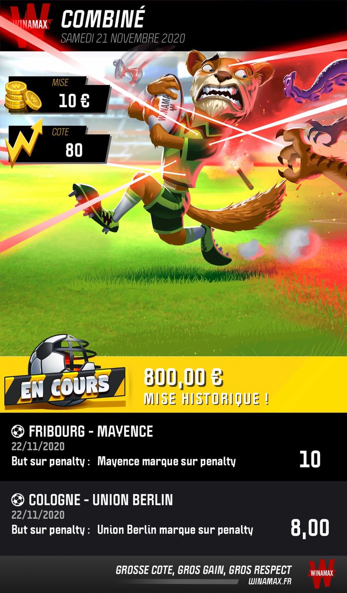 iopronos's tweet image. Mes pénaltys du jour 🐙

🇩🇪 Fribourg Pk + Cologne Pk @ 64
🇩🇪 Fribourg Pk + Union Berlin Pk @ 64
🇩🇪 Mayence Pk + Cologne Pk @ 80
🇩🇪 Mayence Pk + Union Berlin Pk @ 80

🇳🇱 Sittard - Feyenoord • Pénalty @ 3,50

Des côtes comme on les aimes! GL à ceux qui suivent 🤩

#TeamParieur