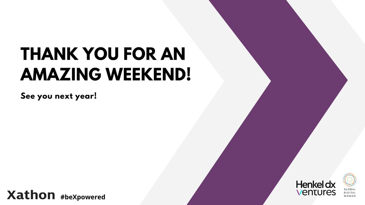 Thank you to all female founders, experts and mentors for an inspiring weekend! And many thanks to <a href="/Henkel/">Henkel</a> for hosting such an awesome event! It's so important to not just talk, but act! 
See you next year! 🚀🤩🚀