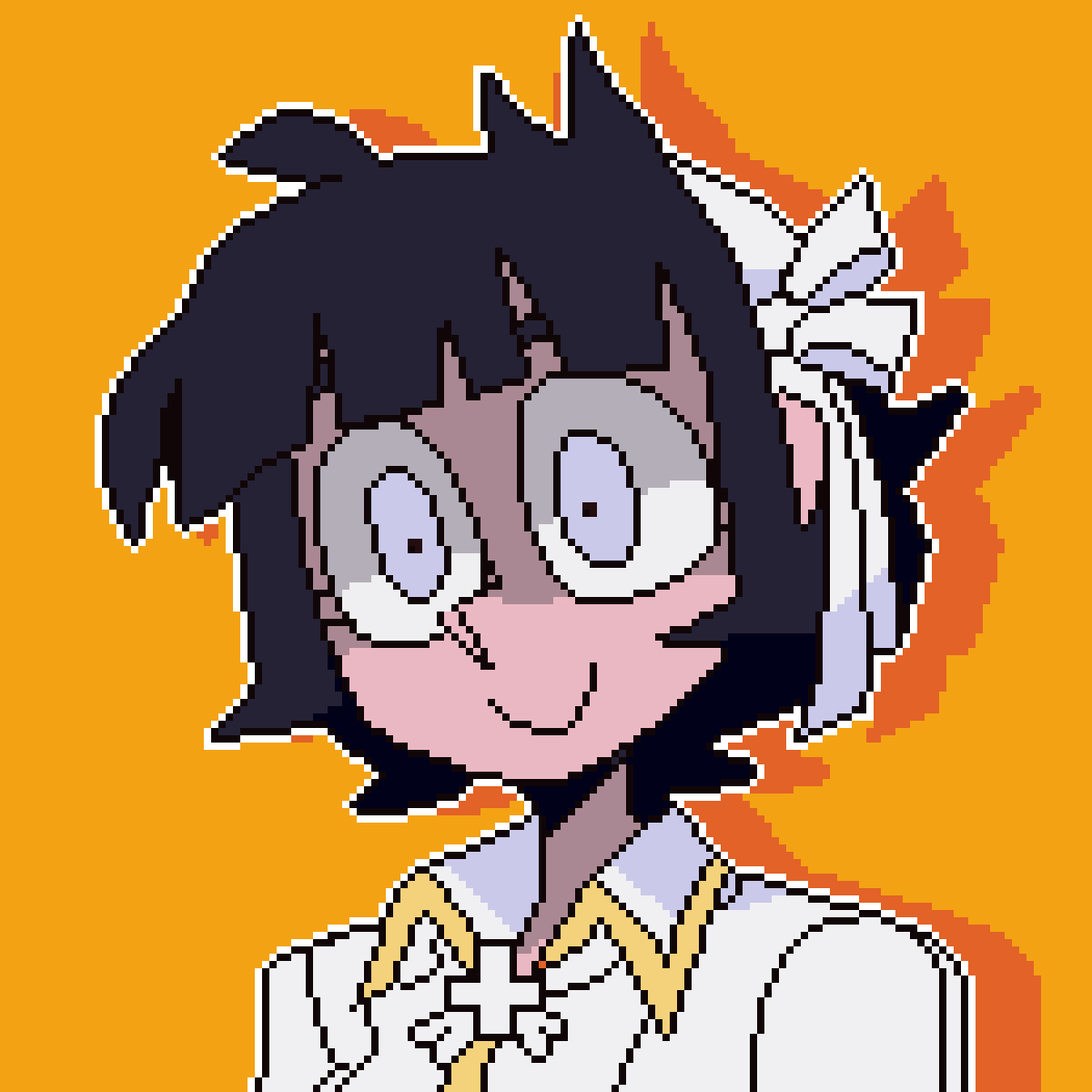 pixie_latte's tweet photo. My very first time using twitter 😅
Hopefully i'll improve my skill

#pixelart #helltaker #azazel #azazelhelltaker #anime #pixel #aseprite #pixelstudio #game #gaming #piskel #artist #videogame #8bit #beginnerartist https://t.co/WbLdo2VDzi