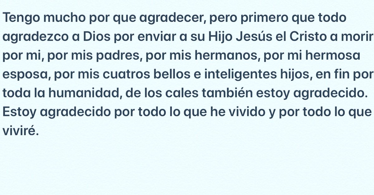 Eneudo's tweet photo. Gracias Dios por todo lo que he vivido en este mundo!!! https://t.co/Vzyf69M2hi