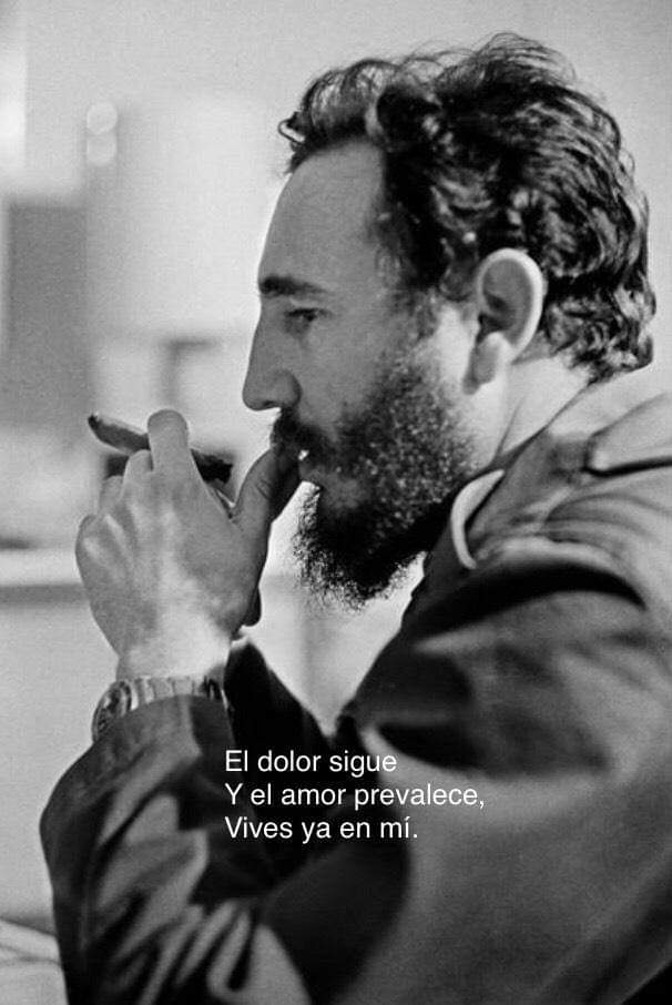 Hay personas que no mueren nunca...
#FidelPorSiempre ❤️
#ComandanteEterno
#Cuba