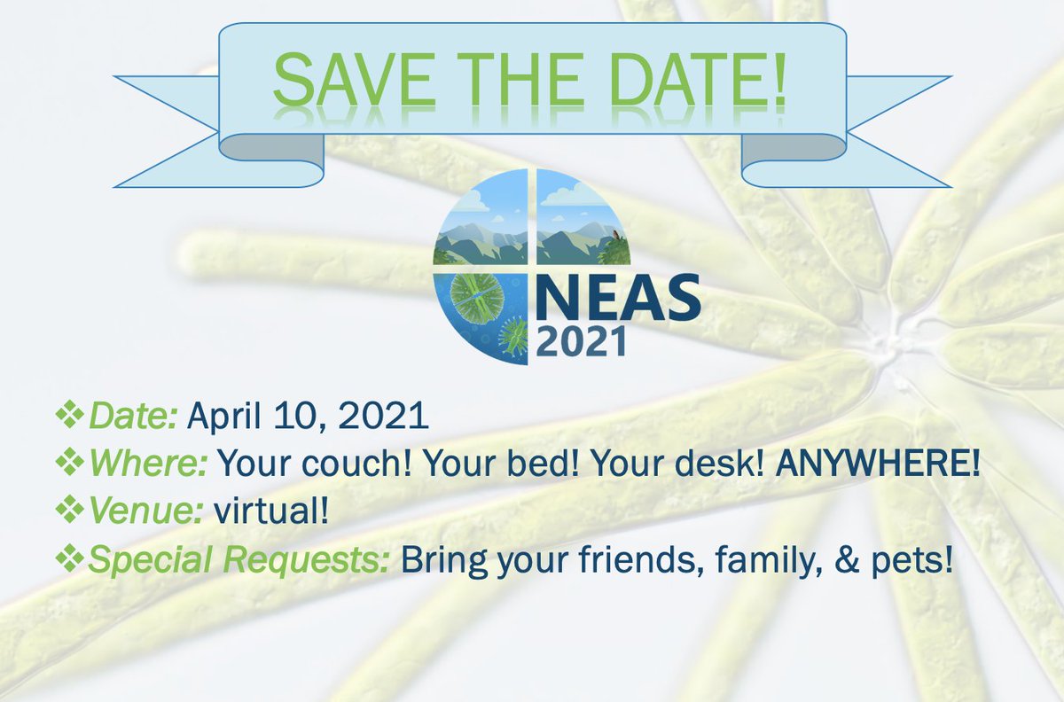 Northeast Algal Society (NEAS) tweet media