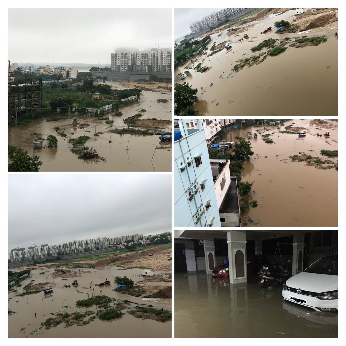 SS_Sreenikethan's tweet photo. It is not Hussain Sagar or Musi River, it is Doctors Colony, Lingampalli during recent floods. We are fighting from 2017 against illegal nala encroachment by Vertex builder which lead 2 this. @CommissionrGHMC @KTRTRS Sir need your help 2 stop illegal activity by builder &amp; Save us https://t.co/45PRhGG39v
