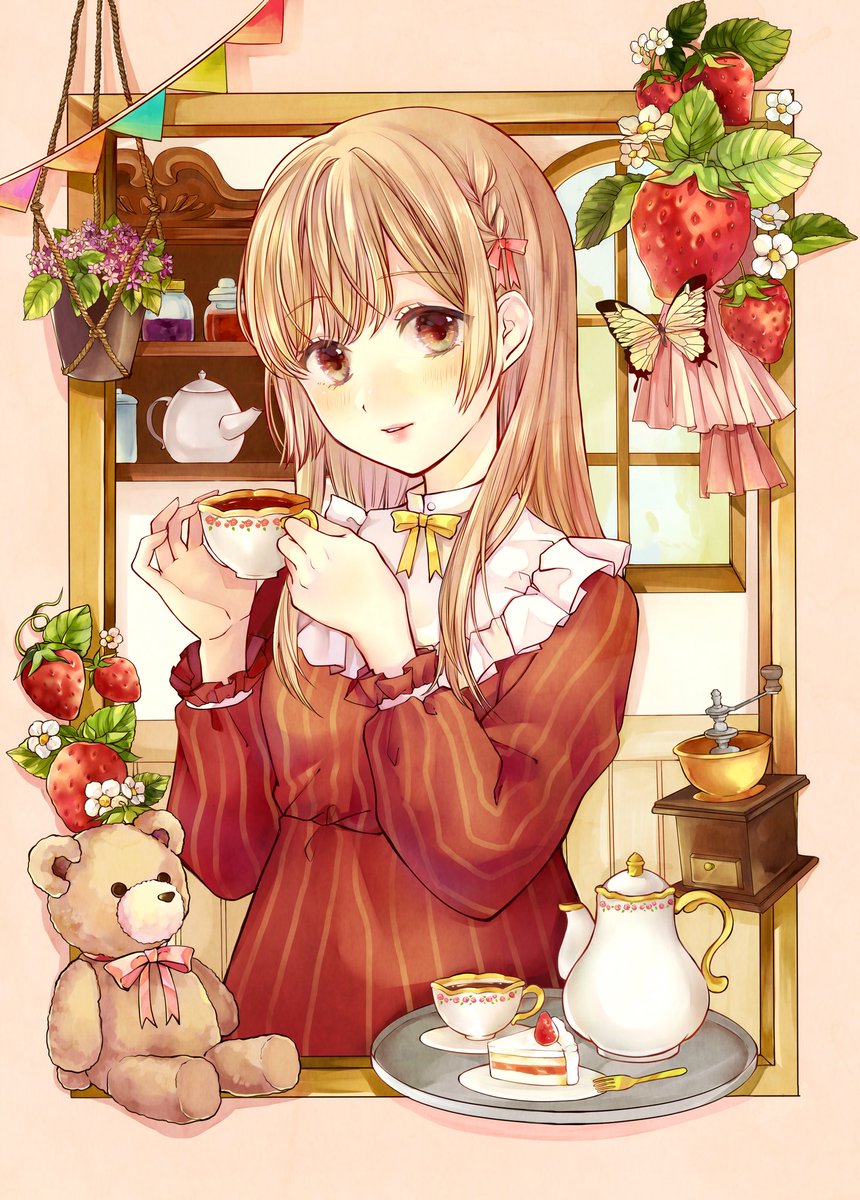 可愛い女の子とアンティークとか和物とか小物が好きです よろしくお願いいたしますm 竹輪てんのイラスト