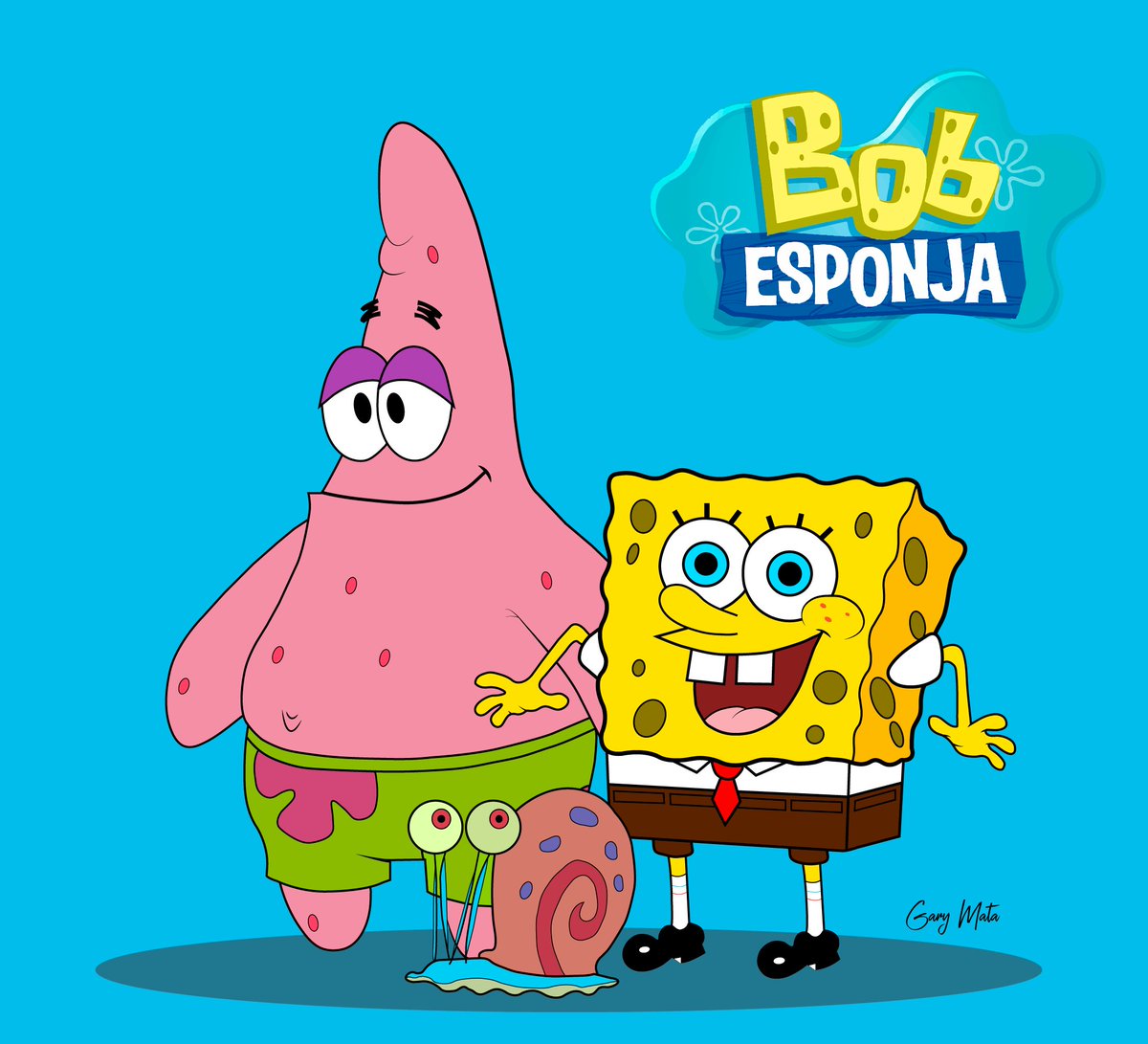 GMySusDisenos's tweet photo. #Ilustracion de personajes de la Serie Bob Esponja
#BobEsponja #SpongeBob #Patricio #PatricioEstrella #PatrickStar #GaryElCaracol #GaryTheSnail #DibujosAnimados #DoblajeVenezolano #DoblajeLatino #AlfonsoSoto #DavidSilva #LileanaChacon #FernandoMarquez https://t.co/wTSCLt87Y8