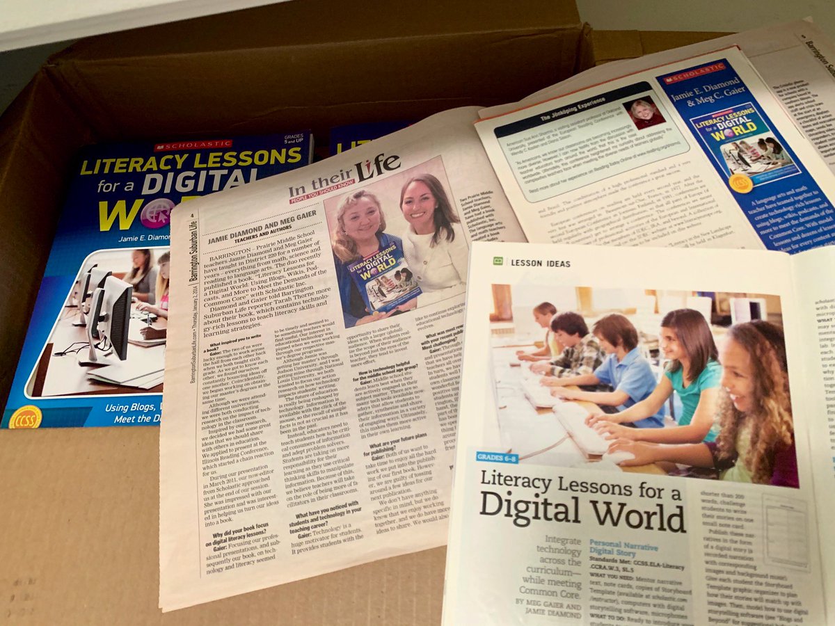 It’s been six years since <a href="/English_Rm202/">Mrs. Diamond</a> &amp; I published our first book, yet the ideas are still so relevant today. How are your students constructing, creating &amp; sharing their learning in meaningful ways? #mtbos #litchat #mathchat