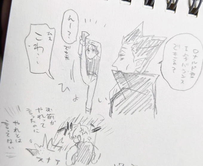 なんかうろ覚えで描いてたドとロの落書き 