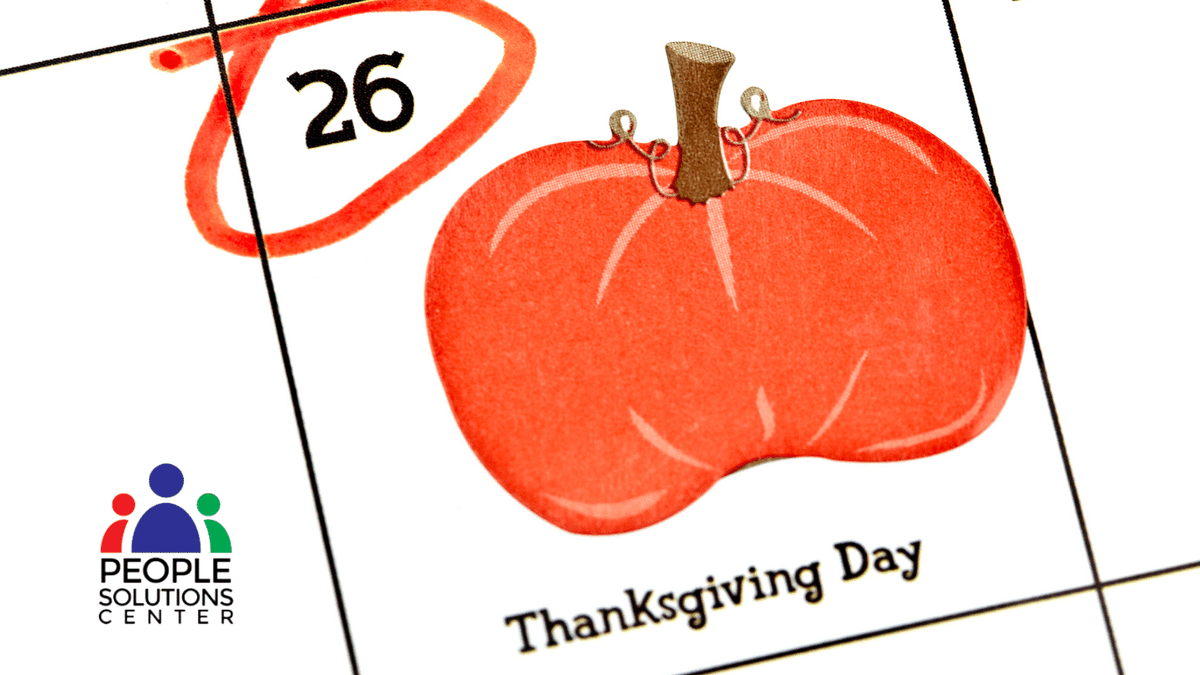 PplSolutionsCtr's tweet photo. It's Thanksgiving week! Is your company doing anything special for the holiday? We'd love to hear about it! https://t.co/JgMBMeyPF0