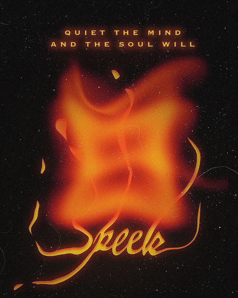 adjouaparnel's tweet photo. GRAPHIC DESIGN practice #8 “Quiet The Mind” #photoshop #illustrator #graphicdesign #design #graphicdesignpractice just realized I spelled speak wrong 😌 #selfmade https://t.co/I0XnLTNxNg
